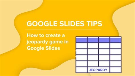 how to create jeopardy game in google slides