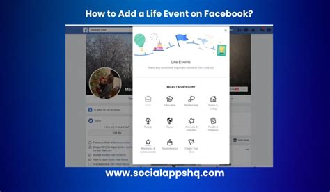 how to create life event on facebook page