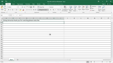 how to create lined paper in excel