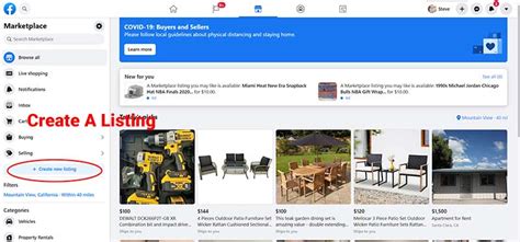 how to create listing on facebook marketplace