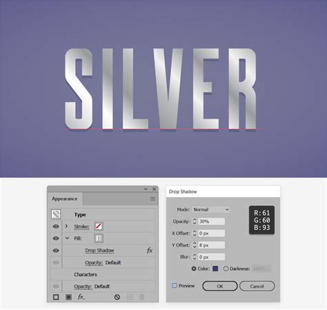 how to create metallic effect in illustrator