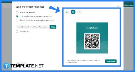 how to create microsoft forms with qr code