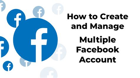 how to create multiple fb accounts