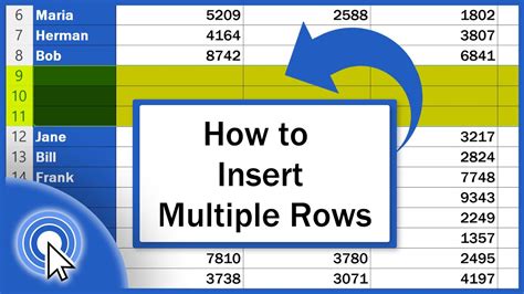 how to create multiple rows in an excel cell