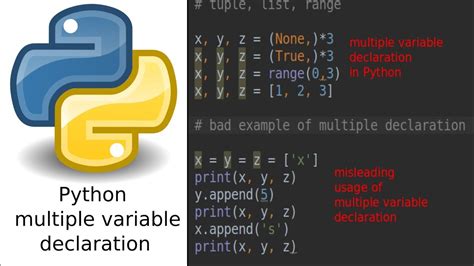 how to create multiple variables in python