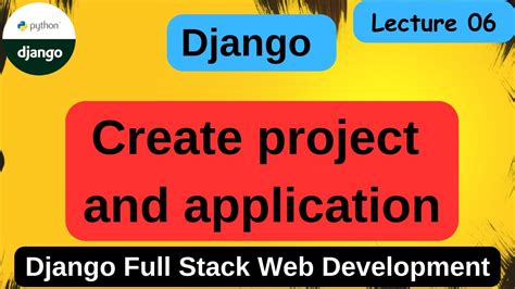 how to create new project in django