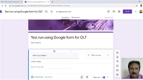 how to create online exam using google forms