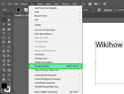 how to create outline