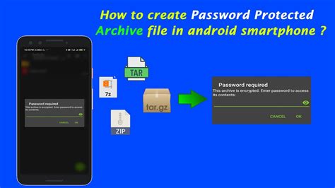 how to create password protected folder on android
