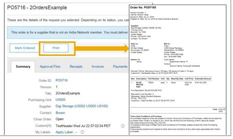 how to create po in sap ariba