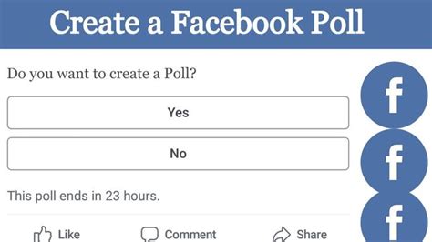 how to create poll question on facebook page