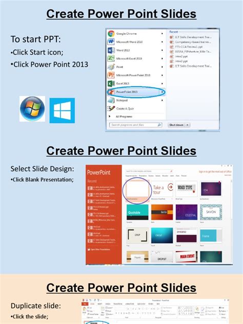 how to create power point in computer