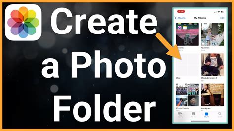 how to create private folder in gallery iphone