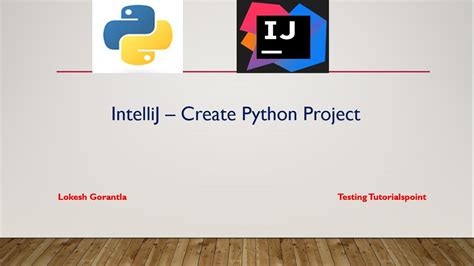 how to create python project in intellij idea