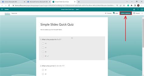 how to create quiz in teams forms