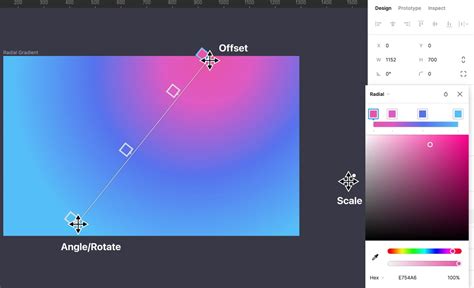 how to create radial gradient in figma
