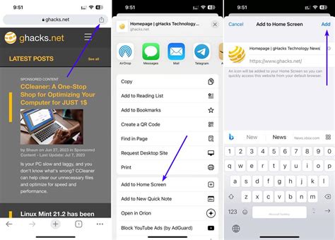 how to create shortcut to google sheet on iphone home screen