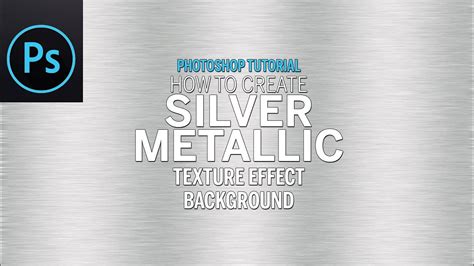 how to create silver foil effect in photoshop