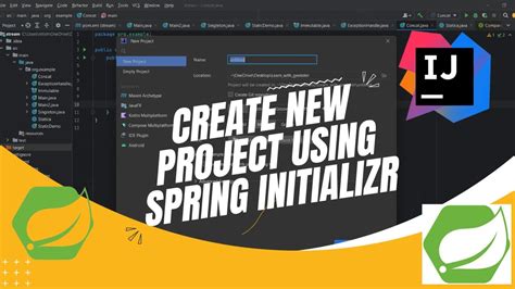 how to create spring initializr project in intellij