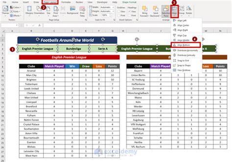 how to create tabs from a list in excel