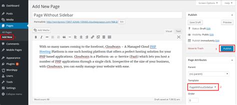 how to create template file in wordpress