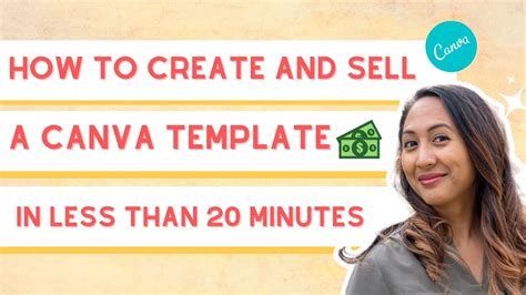 how to create template on canva and sell