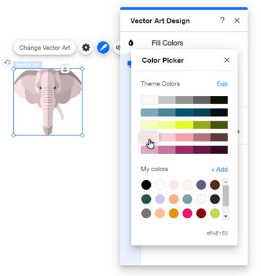 how to create vector art for wix
