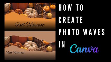 how to create wave shape in canva