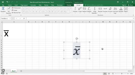 how to create x in excel