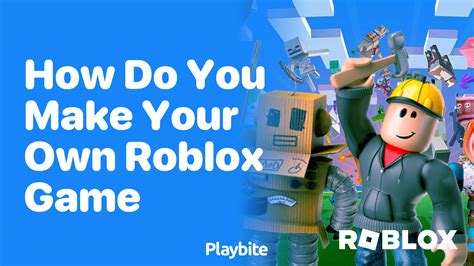 how to create your own roblox game for free