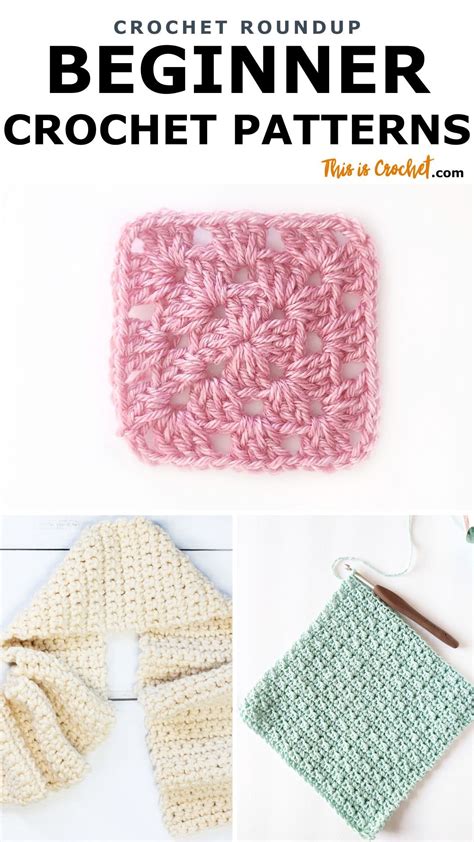 how to crochet easy patterns for beginners