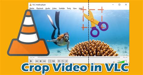 how to crop a video using vlc