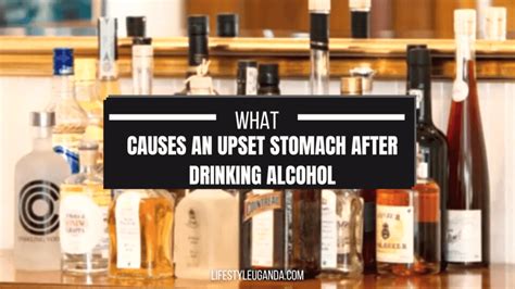 how to cure an upset stomach from alcohol