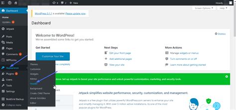 how to custom header in wordpress