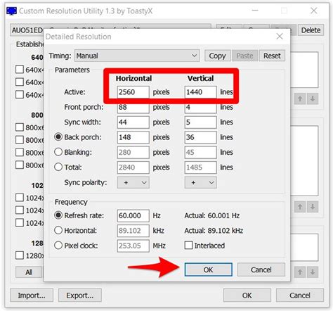 how to custom resolution windows 10