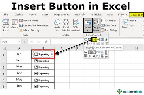 how to customize a button in excel