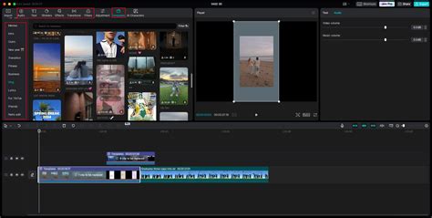 how to customize a template in capcut