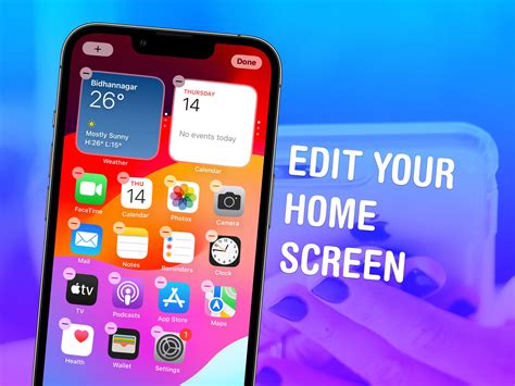 how to customize home screen on iphone 13