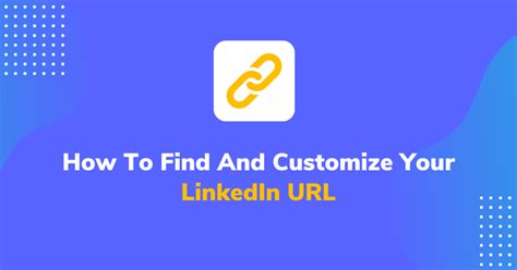 how to customize linkedin url on app