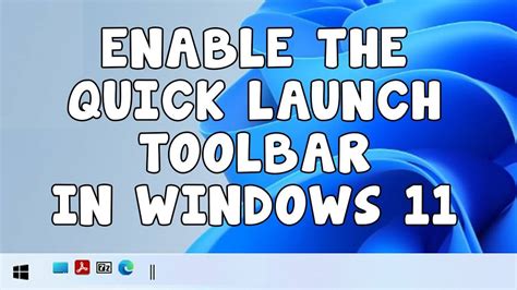 how to customize quick access toolbar windows 11