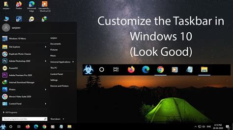 how to customize taskbar windows 10