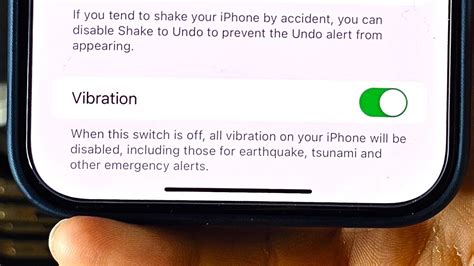how to customize vibration on iphone 15
