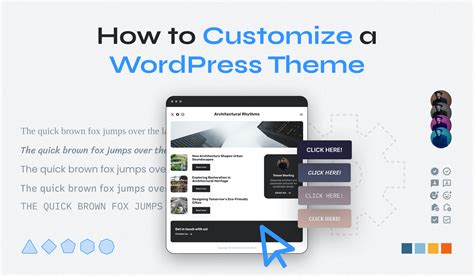 how to customize wordpress theme step by step