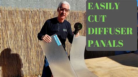how to cut light diffuser