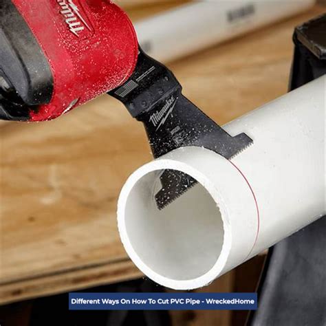 how to cut through pvc pipe