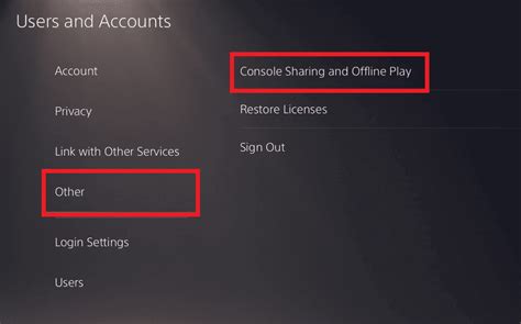 how to deactivate console sharing and offline play