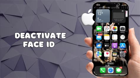 how to deactivate face id on iphone