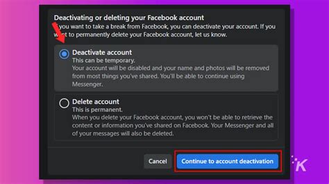 how to deactivate facebook account in google