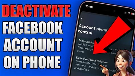 how to deactivate facebook account on phone 2024