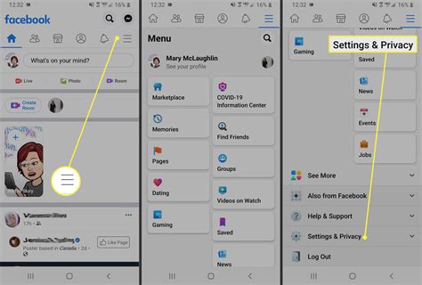 how to deactivate facebook from android phone